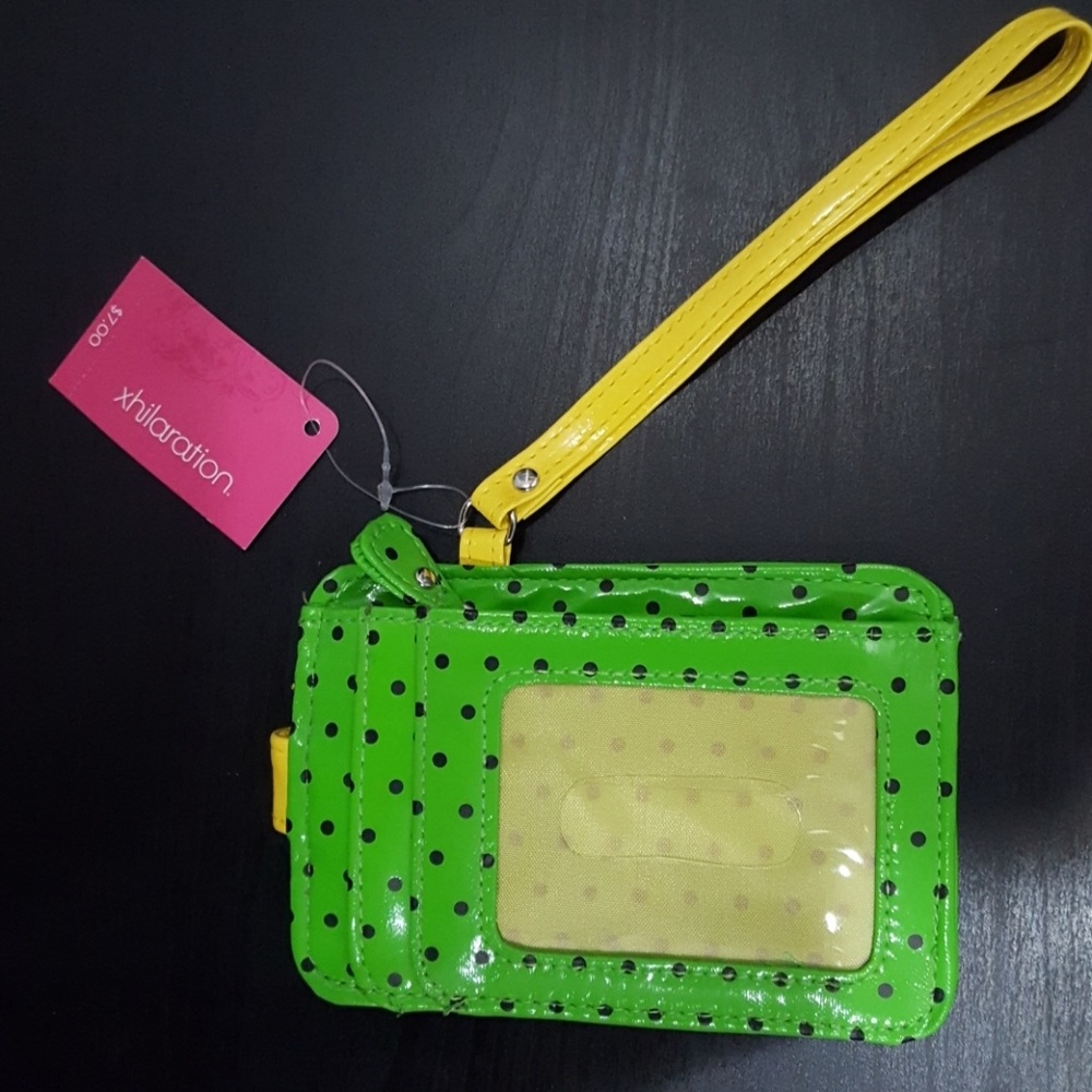 🌛 (FREE with purchase) Polkadot card wallet NWT